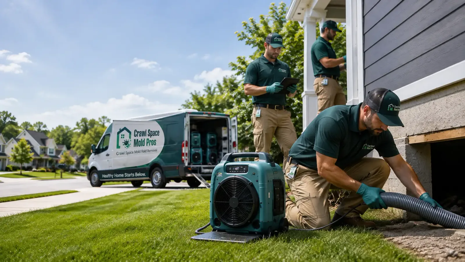 Crawl Space Mold Removal in Showell, MD